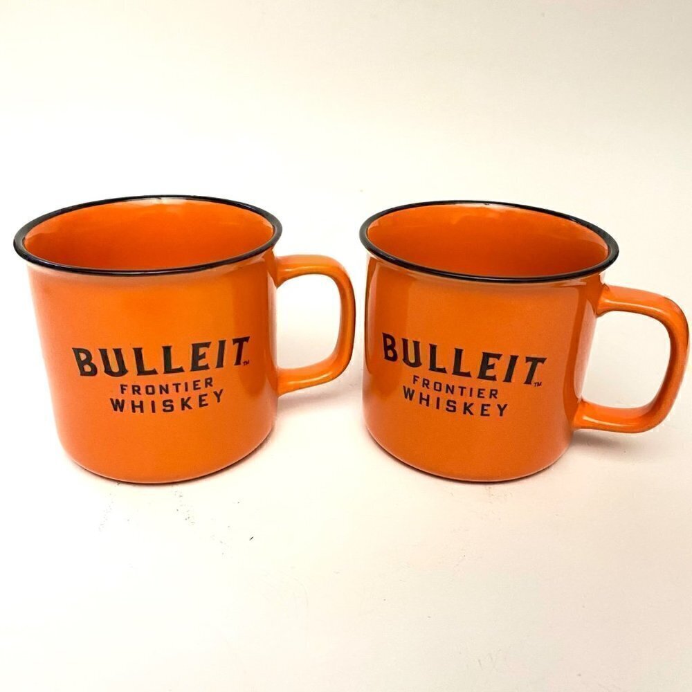 Bulleit Frontier Whiskey Mugs 2 piece set